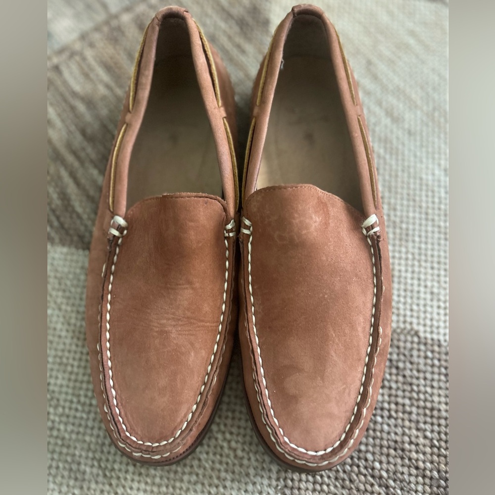 Mens POLO Brown Suede Loafers
